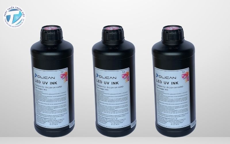 Mực in UV Dlican chính hãng cho bản in màu sắc sống động, bền màu